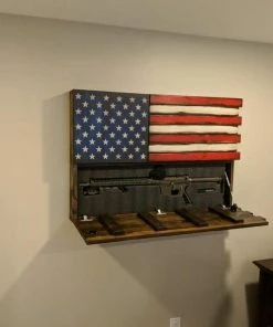 SDWoodDesigns Rustic American Flag, Concealed Weapon Flag Cabinet, Wooden American Flag, American Flag Wall Art, Weathered American Flag, 12 SDWoodDesigns Rustic American Flag, Concealed Weapon Flag Cabinet, Wooden American Flag, American Flag Wall Art, Weathered American Flag,