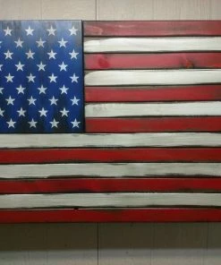 SDWoodDesigns Rustic American Flag, Concealed Weapon Flag Cabinet, Wooden American Flag, American Flag Wall Art, Weathered American Flag, 13 SDWoodDesigns Rustic American Flag, Concealed Weapon Flag Cabinet, Wooden American Flag, American Flag Wall Art, Weathered American Flag,