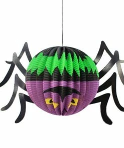 Decoration And Furnishing Store Halloween Decoration Hanging Spider Bat Ghost Lanterns Halloween Party Scene Layout Cosplay Decorations Party Supplies #727