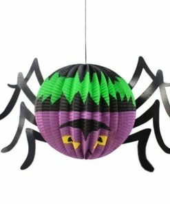Decoration And Furnishing Store Halloween Decoration Hanging Spider Bat Ghost Lanterns Halloween Party Scene Layout Cosplay Decorations Party Supplies #727