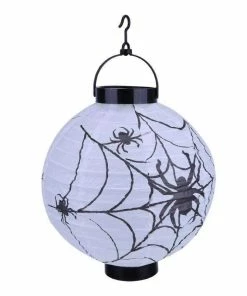 Lotsgoods88 Halloween Decoration LED Paper Pumpkin Hanging Lantern Light Lamp Halloween Decorations For Home Horror Lantern Supplies