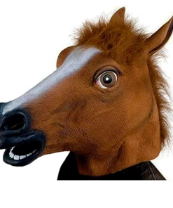 Onlineamericanstore Halloween Horse Head - Funky Latex Mask Halloween Costumes