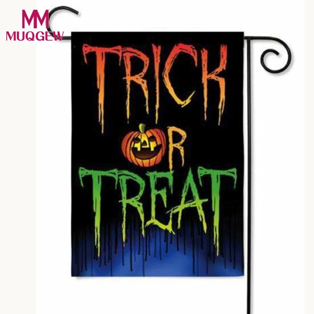 TinGrace's Garret House Store Hot Sale Halloween Decoration Trick Or Treat Double Sided Suede Glitter Halloween Garden Flag 12.5X18 Inch Halloween Decoration Halloween Decorations 3 TinGrace's Garret House Store Hot Sale Halloween Decoration Trick Or Treat Double Sided Suede Glitter Halloween Garden Flag 12.5X18 Inch Halloween Decoration Halloween Decorations