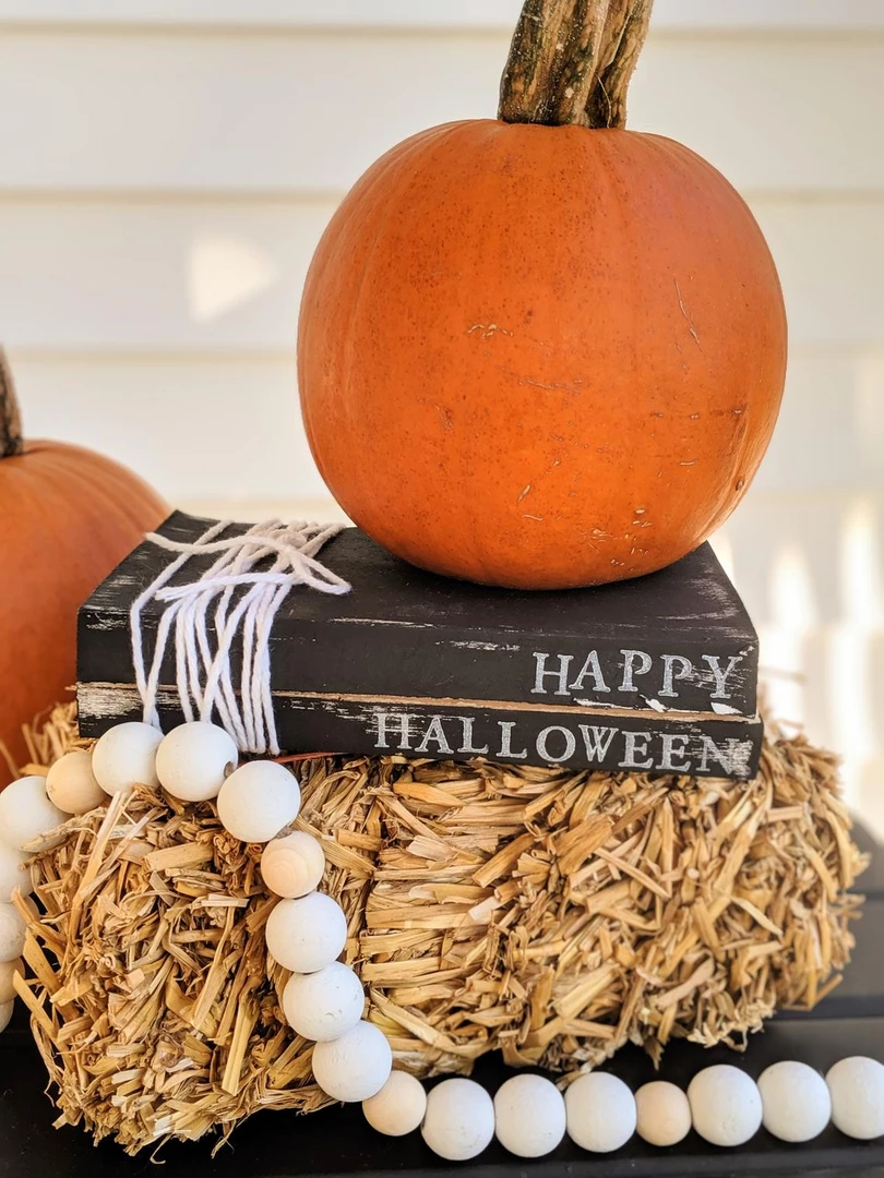 Onlineamericanstore Halloween Decorations Mini Book Stacks - Halloween Decor - Rae Dunn Halloween - Hocus Pocus - Stamped Books - Halloween - Tiered Tray 3 Onlineamericanstore Halloween Decorations Mini Book Stacks - Halloween Decor - Rae Dunn Halloween - Hocus Pocus - Stamped Books - Halloween - Tiered Tray