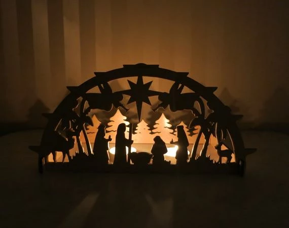 Onlineamericanstore Nativity Scene, Christmas Decoration, Manger Scene, Christmas Decoration, Christmas Light Decoration, Wooden Candlestick, FREE SHIPPING Christmas Decorations 3 Onlineamericanstore Nativity Scene, Christmas Decoration, Manger Scene, Christmas Decoration, Christmas Light Decoration, Wooden Candlestick, FREE SHIPPING Christmas Decorations