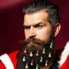 Onlineamericanstore Beardaments Beard Ornaments Ugly Christmas Party Christmas Ornament Beard Baubles Christmas Decoration Beard Art Beard Bling Pack Of 12