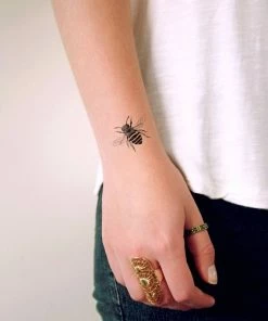 Onlineamericanstore Halloween Temporary Tekashi69 Tattoos Bumbelbee Temporary Tattoo / Small Bumbelbee Tattoo