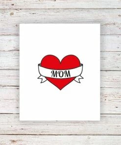 Onlineamericanstore Halloween Temporary Tekashi69 Tattoos I Love Mom Temporary Tattoo / Mom Tattoo / Heart Tattoo / Mothers Day Tattoo / Mothers Day Gift Idea / Kids Photo Shoot Prop / Kids Tattoo
