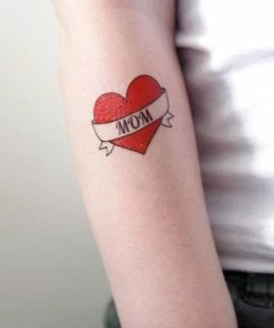 Onlineamericanstore Halloween Temporary Tekashi69 Tattoos I Love Mom Temporary Tattoo / Mom Tattoo / Heart Tattoo / Mothers Day Tattoo / Mothers Day Gift Idea / Kids Photo Shoot Prop / Kids Tattoo