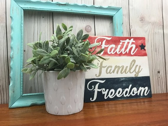 Online American Store Patriotic Decorations, Americana Decor, Wooden American Flag, American Flag Wall Art, American Flag Decor, Faith Family Freedom Wood Sign Wall Decor & Art 4 Online American Store Patriotic Decorations, Americana Decor, Wooden American Flag, American Flag Wall Art, American Flag Decor, Faith Family Freedom Wood Sign Wall Decor & Art