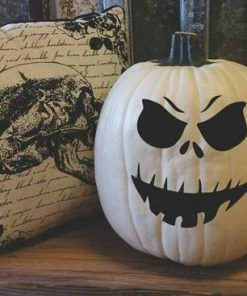 Onlineamericanstore Halloween Face Pumpkin Decal