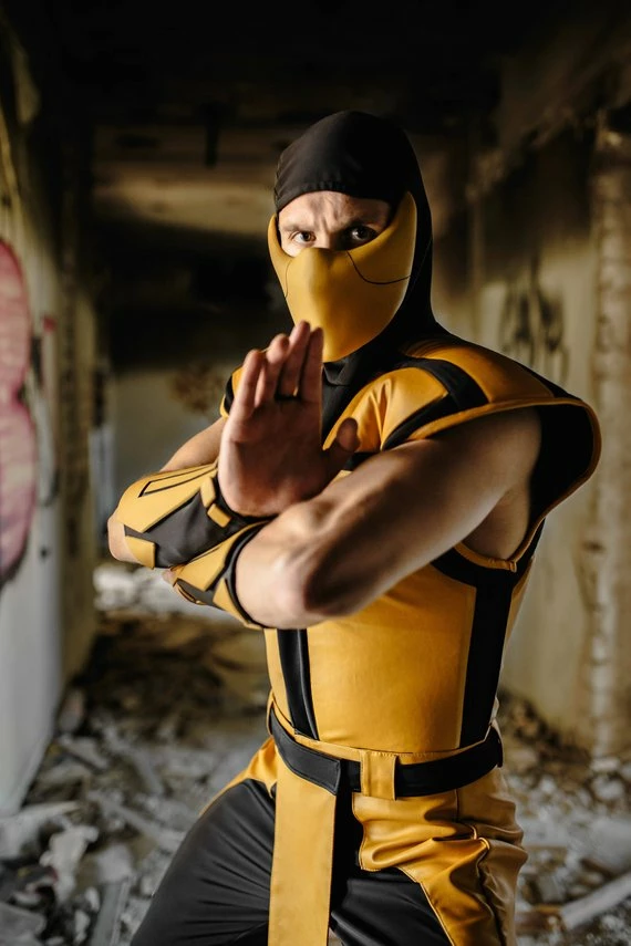 ShopCosplayCostume Scorpion Mortal Kombat Cosplay Costume From MK 3 Ultimate, Scorpion Ninja Costume Clothing Halloween Costumes 4 ShopCosplayCostume Scorpion Mortal Kombat Cosplay Costume From MK 3 Ultimate, Scorpion Ninja Costume Clothing Halloween Costumes
