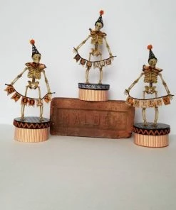 MaldenMercantile Mr. Bones - Halloween Candy Container - Halloween Skeleton Trinket Box, Treat Box, Or Favor Box - Whimsical