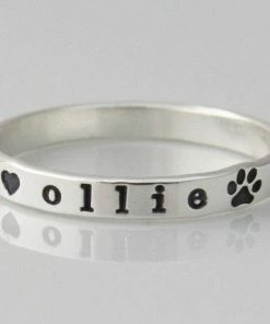 Onlineamericanstore Custom Name Ring, Ring With Names, Personalized Ring, Stacking Name Ring, Sterling Silver Ring, Mom Ring, Silver Ring 16 Onlineamericanstore Custom Name Ring, Ring With Names, Personalized Ring, Stacking Name Ring, Sterling Silver Ring, Mom Ring, Silver Ring