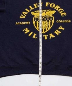 TheTRUNKvintage Vintage VALLEY FORGE MILITARY Academy Sweatshirt | 80's Distressed College Sweatshirt | Russell Athletic Brand | Unisex Medium | ‘Murica Mens Clothing
