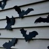 The American Store Bat Halloween Decoration- 16 Bats, Reusable Wall Decoration, Waterproof Indoor Or Outdoor Halloween, Foam Bats Halloween Decorations