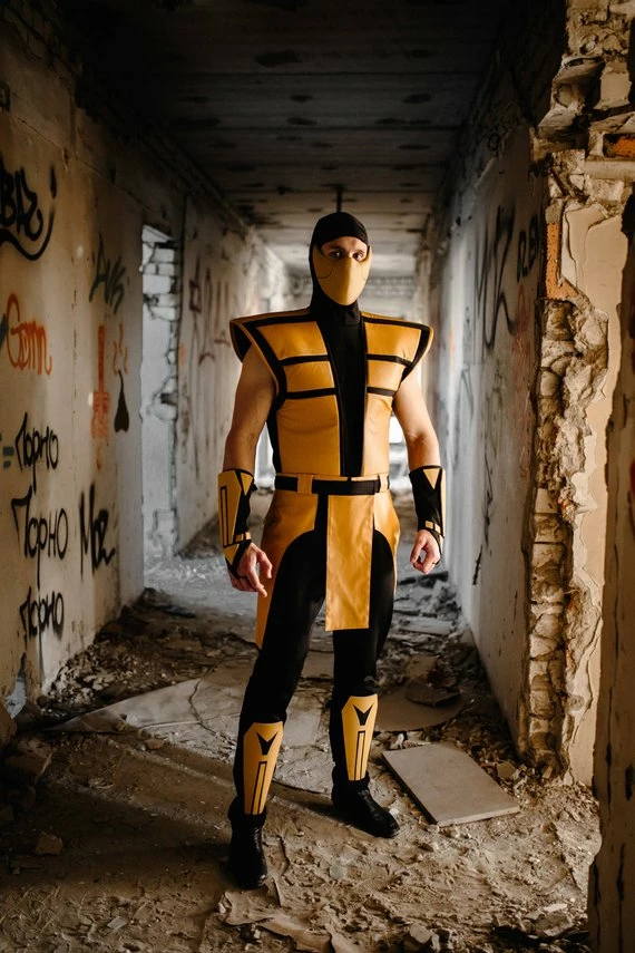 ShopCosplayCostume Scorpion Mortal Kombat Cosplay Costume From MK 3 Ultimate, Scorpion Ninja Costume Clothing Halloween Costumes 3 ShopCosplayCostume Scorpion Mortal Kombat Cosplay Costume From MK 3 Ultimate, Scorpion Ninja Costume Clothing Halloween Costumes