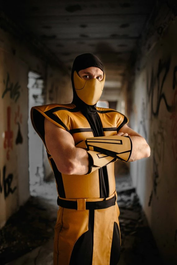 ShopCosplayCostume Scorpion Mortal Kombat Cosplay Costume From MK 3 Ultimate, Scorpion Ninja Costume Clothing Halloween Costumes 5 ShopCosplayCostume Scorpion Mortal Kombat Cosplay Costume From MK 3 Ultimate, Scorpion Ninja Costume Clothing Halloween Costumes