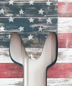 BetterLetterDesigns Wall Decor & Art 9” American Flag Wall Art, Rustic Decor, American Flag Letter, Letter Art, Gallery Wall, Hanging Letter, Decorated Letter, Wall Letter