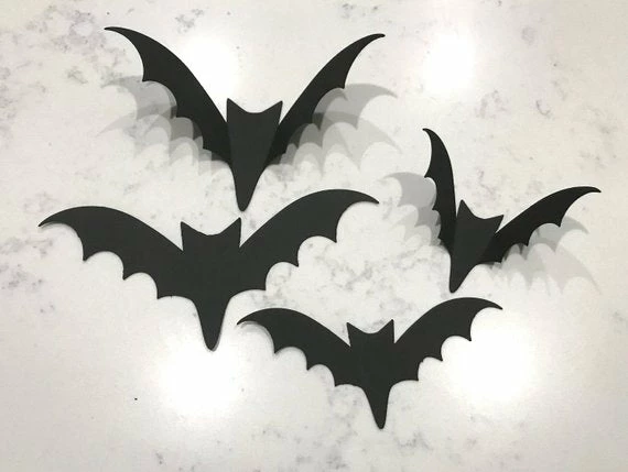 The American Store Black Bats, Halloween Bats, Wall Bats, Card Stock Bats, Cut-outs, Halloween Wall Decorations, Paper Bats, Party Decor, Halloween Decor, 4 The American Store Black Bats, Halloween Bats, Wall Bats, Card Stock Bats, Cut-outs, Halloween Wall Decorations, Paper Bats, Party Decor, Halloween Decor,