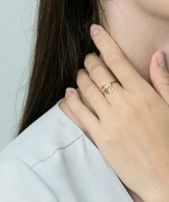 Onlineamericanstore Custom Name Accessories Custom Name Ring - Personalized Name Ring - Gold Name Ring - Minimal Name Jewelry - Custom Word Ring - Gold Personalized Word #PR04F146