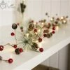 The American Store Christmas Decorations Red Berry Christmas Garland Lights LED Copper Fairy Lights Real Pinecone String Lights For Christmas Holiday Tree And Home Decoration 1 The American Store Christmas Decorations Red Berry Christmas Garland Lights LED Copper Fairy Lights Real Pinecone String Lights For Christmas Holiday Tree And Home Decoration