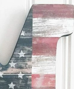 BetterLetterDesigns Wall Decor & Art 9” American Flag Wall Art, Rustic Decor, American Flag Letter, Letter Art, Gallery Wall, Hanging Letter, Decorated Letter, Wall Letter