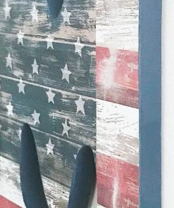 BetterLetterDesigns Wall Decor & Art 9” American Flag Wall Art, Rustic Decor, American Flag Letter, Letter Art, Gallery Wall, Hanging Letter, Decorated Letter, Wall Letter