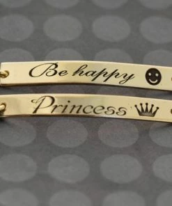 Onlineamericanstore Bar Bracelet, Gold Bar Bracelet, Custom Name Bracelet, Personalized Necklace For Women, Name Jewelry, Custom Name Gift, Gift For Friend