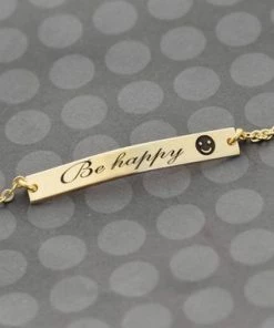 Onlineamericanstore Bar Bracelet, Gold Bar Bracelet, Custom Name Bracelet, Personalized Necklace For Women, Name Jewelry, Custom Name Gift, Gift For Friend