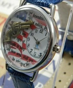 SunnyRiverCreations Accessories 2nd Amendment Watch With Gun