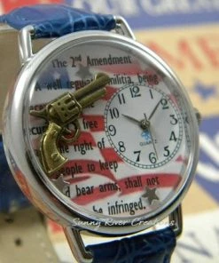 SunnyRiverCreations Accessories 2nd Amendment Watch With Gun