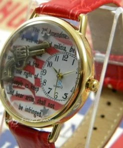 SunnyRiverCreations Accessories 2nd Amendment Watch With Gun