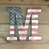 BetterLetterDesigns 12" American Flag Wall Art, Wall Decor, Rustic Decor, American Flag Letter, Letter Art, Gallery Wall, Hanging Letter, Decorated Letter Wall Decor & Art