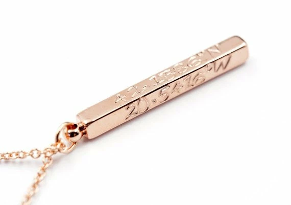 Onlineamericanstore Custom Name Accessories 3d Bar Necklace, Custom Bar Necklace, Coordinates Necklace, Name Necklace, Nameplates, Custom Name Vertical Necklace, Bridesmaid, Everyday 8 Onlineamericanstore Custom Name Accessories 3d Bar Necklace, Custom Bar Necklace, Coordinates Necklace, Name Necklace, Nameplates, Custom Name Vertical Necklace, Bridesmaid, Everyday