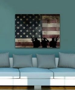 EdgyPatriots Rustic American Flag With Soldiers #2 - Army Rangers- Military Art- Patriotic Wall Art- Navy Seals- Army Wall Decor- US Marines 15 EdgyPatriots Rustic American Flag With Soldiers #2 - Army Rangers- Military Art- Patriotic Wall Art- Navy Seals- Army Wall Decor- US Marines