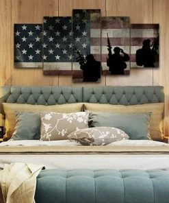 EdgyPatriots Rustic American Flag With Soldiers #2 - Army Rangers- Military Art- Patriotic Wall Art- Navy Seals- Army Wall Decor- US Marines 11 EdgyPatriots Rustic American Flag With Soldiers #2 - Army Rangers- Military Art- Patriotic Wall Art- Navy Seals- Army Wall Decor- US Marines
