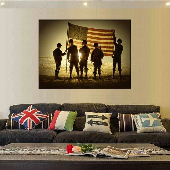 AmyzingCanvasArt The Brave American Flag Canvas Set, Canvas Wall Art, American Flag Wall Art, Patriotic Gifts, Military Gift, Home Wall Decor, US Flag Canvas Wall Decor & Art 6 AmyzingCanvasArt The Brave American Flag Canvas Set, Canvas Wall Art, American Flag Wall Art, Patriotic Gifts, Military Gift, Home Wall Decor, US Flag Canvas Wall Decor & Art