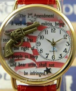 SunnyRiverCreations Accessories 2nd Amendment Watch With Gun