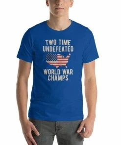 ShockingStyles Two Time WW1 WW2 American Flag Champions Short-Sleeve Unisex T-Shirt Mens Clothing 21 ShockingStyles Two Time WW1 WW2 American Flag Champions Short-Sleeve Unisex T-Shirt Mens Clothing
