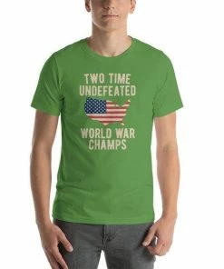ShockingStyles Two Time WW1 WW2 American Flag Champions Short-Sleeve Unisex T-Shirt Mens Clothing 20 ShockingStyles Two Time WW1 WW2 American Flag Champions Short-Sleeve Unisex T-Shirt Mens Clothing