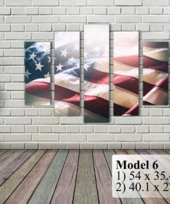 The American Store Wall Decor & Art American Flag Art Canvas Print. Stars And Stripes. USA Flag Canvas. Patriotic Wall Art. Wall Decor. Included Framed 1