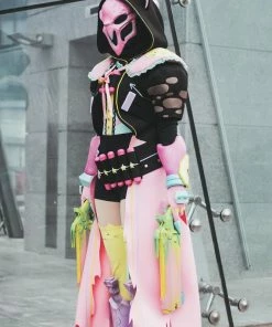 Online American Store Kawaii Reaper Highly Detailed Cosplay Costume, Nevermore Kawaii Skin From Overwatch Video Game Halloween Costumes