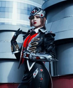 The American Store Widomaker From Overwatch Womens Cosplay Costume, Overwatch Widowmaker Huntress Skin Cosplay Outfit Halloween Costumes