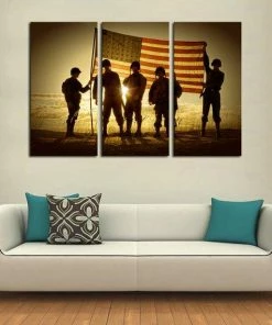 AmyzingCanvasArt The Brave American Flag Canvas Set, Canvas Wall Art, American Flag Wall Art, Patriotic Gifts, Military Gift, Home Wall Decor, US Flag Canvas Wall Decor & Art 10 AmyzingCanvasArt The Brave American Flag Canvas Set, Canvas Wall Art, American Flag Wall Art, Patriotic Gifts, Military Gift, Home Wall Decor, US Flag Canvas Wall Decor & Art