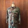 The American Store Military Clothing & Accessories U.S. Military Large 80s Era Fatigue Woodland Camo Lightweight Jacket Cotton Men's Vintage