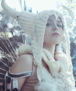 The American Store Burning Man Inspired White Queen Costume, Burning Man Womens White Queen Cosplay Outfit 17 The American Store Burning Man Inspired White Queen Costume, Burning Man Womens White Queen Cosplay Outfit