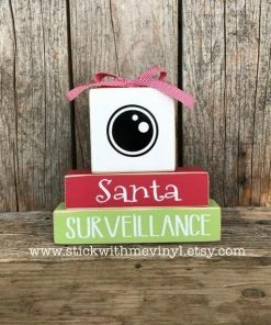 Onlineamericanstore Jingle Bell Blocks, Christmas Blocks, Reversible Blocks, Christmas Decor, Holiday Decor, Wood Blocks, Christmas Decoration, Holiday Blocks