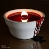 Lot450shop Halloween Decorations Halloween Candles, Gothic Home Decor, Horror Decor Blood Candle, Red Wood Wick Candle