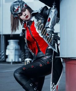 The American Store Widomaker From Overwatch Womens Cosplay Costume, Overwatch Widowmaker Huntress Skin Cosplay Outfit Halloween Costumes